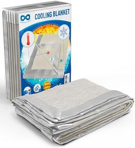 Everlasting Comfort Cooling Blanket for Hot Sleepers - Dual-Sided Summer Blanket - Lightweight Summer Blanket for Sleeping & Night Sweats (60"x80")