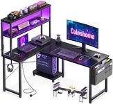 Coleshome L Shaped Gaming Desk with