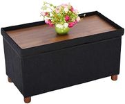 Ao Lei 30 Inches Storage Ottoman Be