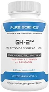 GH-2 - Horny Goat Weed (Epimedium) Extract - Contains 20% Icariins & Water-Extracted Horny Goat Weed Extract, 50 capsules per bottle