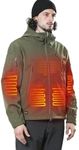 DEWBU Heated Jacket for Men with 12