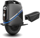 INMOTION V9 Electric Unicycle with Seat for Adults – 16” Self-Balancing EUC with Suspension, One Wheel Scooter with GPS Tracking & Remote Lock (UL-2272 Certified)
