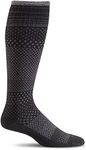 Sockwell Women's Micro Grade Graduated Compression Socks, Black, Medium/Large