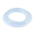 sourcing map Braided PVC Tubing, 1/2"(13mm) ID 11/16"(17mm) OD 10ft Flexible Clear Water Hose