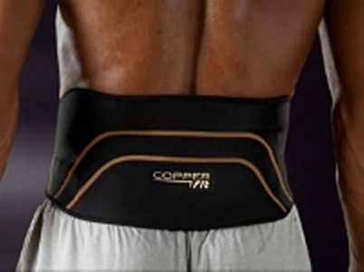 Copper Fit Back Pro As Seen On TV Compression Lower Back Support Belt Lumbar (Small/Medium Waist 28"-39")