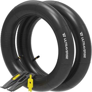 Ultraverse 20 x 4.0 Inner Tube Set with Schrader Valve - Ideal for Mountain Bikes & E-Bikes with 20-Inch Fat Tires - Durable & Reliable Performance- 2 Pack with Tire Levers