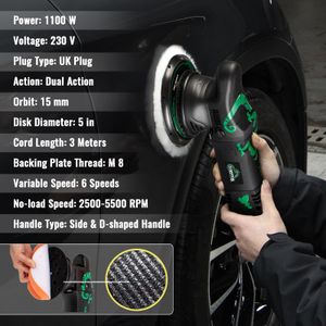 BATOCA Dual Action Car Polisher – Variable Speed Electric Buffer