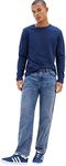 GAP Mens Original Straight Fit Jeans, Medium Wash, 36W x 30L US