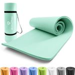 #DoYourFitness® x World Fitness - Fitness Mat »Yamuna« 183 x 61 x 1,5 cm - Exercise Mat extra thick NBR foam - Gym Mat non-slip - ideal for Fitness, Home Gym, Training, Pilates - Turquoise