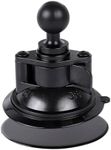 1" Ball Suction Cup Base with Adhesive Dashboard Pad Mounting Disk Compatible with RAM Mounts and Other B Size 25mm Ball Phone Holder