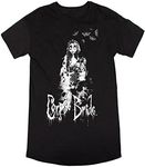 Bioworld The Corpse Bride Emily Women's Black Heather Quick Turn Nightshirt-Medium