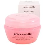 Kiss Me Softly Nourishing Berry Lip Mask - Lip Balm For Very Dry Lips - Lip Moisturizer Overnight & Lip Treatment & Lip Sleeping Mask - Vegan Cruelty-Free Lip Care Products by grace and stella