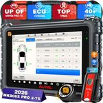 Autel MaxiCOM MK906S PRO2-TS Diagnostic Tool, 2026 V2.0 Up of MS906 PRO-TS MK906 PRO-TS MS906 PRO MP900TS, Full TPMS & ECU Coding, 3000+ Bidirectional Scanner, 36+ Service, CAN FD&DoIP, Auto Scan 2.0