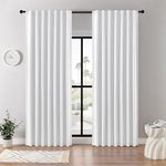 Joydeco Faux Linen Blackout Curtain