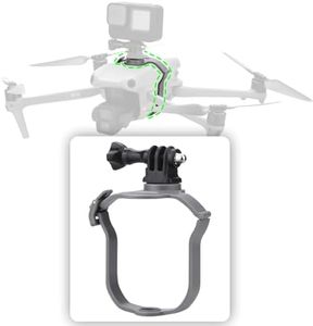CAPART Expansion Bracket for DJI Air 3 Drone Camera Mount Strobe Light Holder, with 1/4 Screw Adapter, Compatible with DJI Action 4/3 Insta360 X4 X3 X2 GO 3 3S Go pro 12 11 10 9