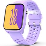 Mgaolo Kids Smart Watch 1.85" Upgrade - Fitness Tracker with Heart Rate Sleep Monitor, 100+ Sports Modes, 12 Puzzle Games, Activity Tracker for Boys Girls Outdoor Fun (Purple)