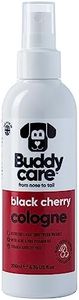 Buddycare Dog Cologne Spray Black Cherry Scented (200ml) Refreshing Dog Perfume for Smelly Dogs | Safe to Skin Formula Dog Deodorant Spray for Smelly Dogs