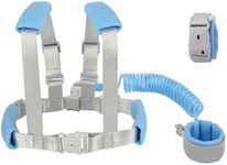 VReder Baby Reins Walking Harness, 2in1 Toddler Anti Lost Safety Leash Wrist Reins for Boys and Girls (Blue 1.5 metres)