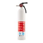 First Alert AUTOMAR10 Rechargable Marine Fire Extinguisher, White