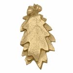 Solid Brass Door Knocker Oak Leaf 6"H X 3"W | Renovator's Supply