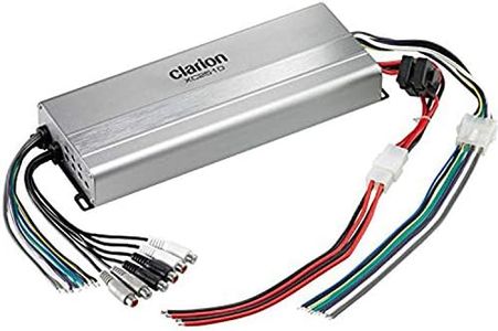 Clarion XC2510 700W Peak Ultra Compact 5/4/3 Channel XC Series Micro Class D Marine Amplifier,SIlver