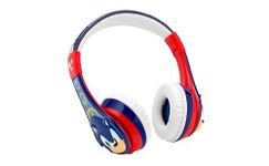 Sonic The Hedgehog Bluetooth Headphones for Kids, Wireless Headphones with Microphone, Includes Aux Cord (Sonic)