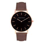 Joker & Witch Hope Black Dial Brown Faux Leather Analogue Watch for Women