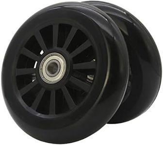 Z-FIRST 100mm Scooter Wheels - 100mm Pro Kick Scooter Wheels Replacement Pair-Plastic Core 100mm Scooter Wheels for Razor Fuzion Scooters (2)