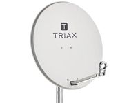 Triax TDA65LG 65cm Offset Aluminium Satellite Antenna Dish Light Grey