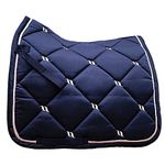 Back on Track Nights Collection Dressage Saddle Pad (Full, Blue)