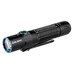 OLIGHT Warrior 3S 2300 Lumens Rechargeable Tactical Flashlight, Compact Dual-Switches LED Bright Light with Proximity Sensor, Powered by Customized Battery for Emergency, EDC and Searching (Black)