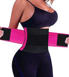 YIANNA YA8003 Women's Waist Trainer Corset Adjustable Slimming Belt Sauna Fitness Belt Abdominal Strap Postpartum Breathable Waist Trainer Waist Shaper Rose Size M