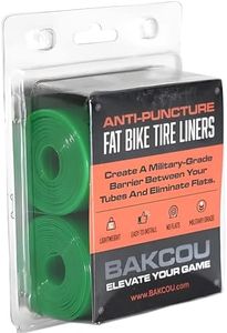 Bakcou | Puncture Proof Fat Tire Liners - Set of 2, Protection Against Flats, Customizable for Various Wheel Sizes, Durable Extruded Plastic Shield for Uninterrupted Rides - 26 inch Fat Tire Bike