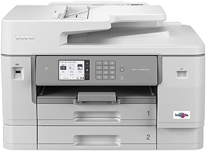 Brother MFC-J6955DW INKvestment Tank Color Inkjet All-in-One Printer with Wireless, Duplex Printing, 11” x 17” Scan Glass and Up to 1-Year of Ink in-Box