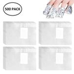 500 Pcs Foil Nail Wraps Remover Nail Art Soak Off Acrylic Gel Nail Polish Removal