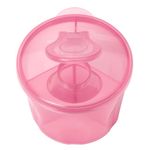 Dr. Brown's Baby Milk Powder Dispenser with Snap-On Lid for On-the-Go Feedings, Pink