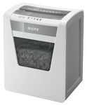 Leitz IQ Office P4 Cross Cut Paper Shredder, Shreds 17-15 Sheets (70-80 gsm), 23L Bin, White, 80031000
