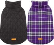 Kuoser Warm Dog Coat, Reversible Do