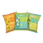 Taali Jowar & Protein Puffs | 60 gm (Pack of 3) | Pudina Punch, Cheese & Herb, Cream & Onion | Healthy Roasted Tasty Snacks, Ready to eat | 100% Veg., Gluten free products, No Cholesterol, No Trans-Fat