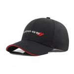 ARKOSKNIGHT Adjustable Embroidered Baseball Caps D0DGE-Logo Racing Motor Hat Fashion Street Dancing Sports Travel(D0DGE Black)