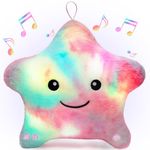 NYOBABE Sensory Toys for Autism,Musical Star Teddy Sensory Lights,Twinkle Twinkle Little Star Light Up Toys for Boys Girls,Kids Sleep Aid Adhd Toys,Birthday Xmas Gifts for Toddlers 3 4 5 6 7 Colorful