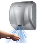 Euronics® Automatic Hand Dryer for Bathroom | Stainless Steel | Super High Speed for Fast Drying| Energy Efficient | EH210N