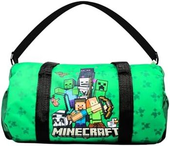MINECRAFT Borsa Sportiva, Borsa da Palestra per Ragazzi, Borsa da Viaggio per Bambino, Accessori Regalo per Ragazzo