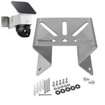 WiTi Exterior Outside Wall Corner Mount Metal Bracket for PTZ Camera Small Size, Stainles Steel Holder Wide View Angle CCTV Surveillance Camera Adapter