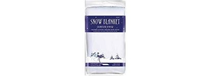 Amscan Winter Wonderland Christmas Party Snow Blanket (1 Piece), White, 40" x 32"