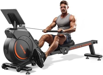 YOSUDA Magnetic Rowing Machine 350 LB Weight Capacity - Rower Machine for Home Use with LCD Monitor, Tablet Holder and Comfortable Seat Cushion-New Version