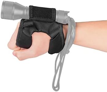 ORCATORCH Diving Flashlight Glove Hands-Free Flashlight Holder Universal Adjustable Wrist Strap Scuba Dive Lights Accessories (Not Included Flashlight)