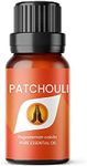 Patchouli Essential Oil, 10ml | Essential Oils Fragrance for Diffuser for Home, Candle Making, Wax Melts, Cleaning, humidifier | Pure, Natural, Vegan, Made in UK