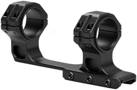 HUNTPAL 30mm & 1 inch 2-in-1 Cantilever Scope Mounts, Size Quick Conversion Offset Dual Ring One-Piece Scope Mount, Lightweight Aluminum