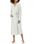 Amazon Essentials Women's Lightweight Waffle Full-Length Robe (Available in Plus Size), Jade Green, S